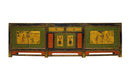 9 Feet Long Hand Painted Antique Asian Sideboard