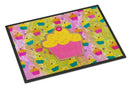 Cupcake Doormat Indoor Outdoor 24H X 36W Front Door Mat Rugs for Entryway, Non Slip Washable Low Pile,