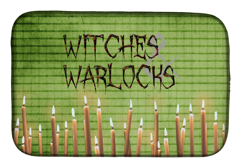 Witches and Warlocks Halloween Dish Drying Mat SB3011DDM