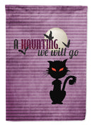 A Haunting we will go Halloween Garden Flag – Decorative Outdoor Yard Flag