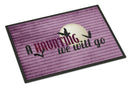 A Haunting we will go Halloween Doormat - 18x27 Decorative Floor Mat – Indoor/Outdoor Rug with Artistic Flair Doormat