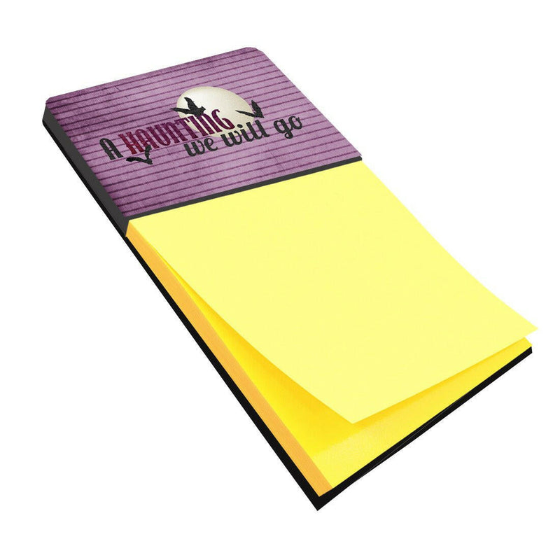 A Haunting we will go Halloween Refiillable Sticky Note Holder or Note Dispenser SB3015SN