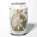 Beach Gold Sand Dollar Can or Bottle Hugger Cooler Sleeve for Standard 12 oz Cans, Insulated Foam Beer & Soda Can Hugger Reusable