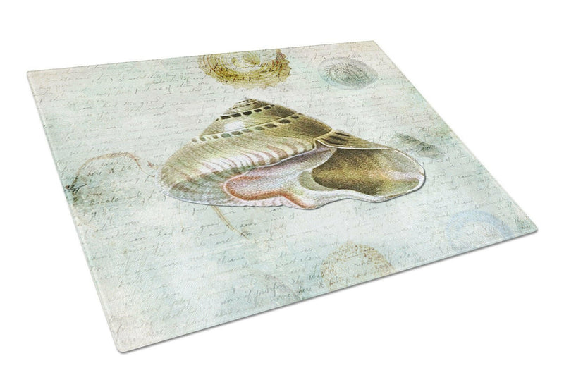 Shells  Glass Cutting Board Large