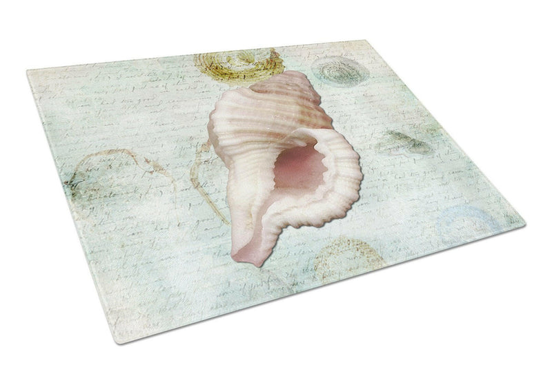 Shells  Glass Cutting Board Large