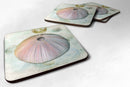 Anemone  Coasters - Set of 4 Lightweight Foam, Absorbent Drink Coasters