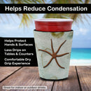 Beach Red Serpent Starfish Red Cup Hugger Sleeve for 16–22 oz Party Cups, Insulated Foam Drink Holder for Iced Coffee, Tailgate & BBQ Reusable