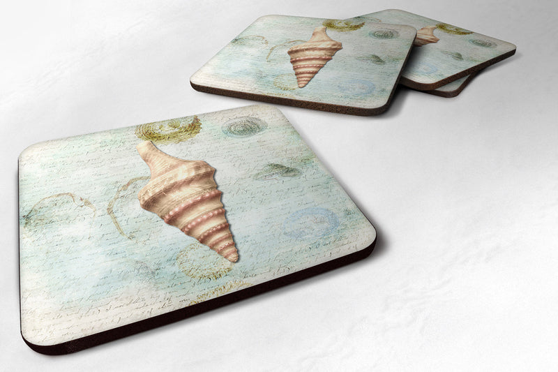 Set of 4 Shells  Foam Coasters