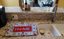 A House is not a home without a dog Dish Drying Mat – Absorbent, Artistic Kitchen Essentials SB3052DDM