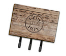Genuine Cow Boy Branded Leash or Key Holder Wall Hooks, Coat Rack Wall Mount, for Hanging Keys, Towels, Aprons, Leashes