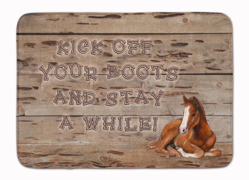 Kick off your boots and stay a while Machine Washable Memory Foam Mat SB3064RUG