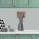 Kick off your boots and stay a while Leash or Key Holder Wall Hooks, Coat Rack Wall Mount, for Hanging Keys, Towels, Aprons, Leashes