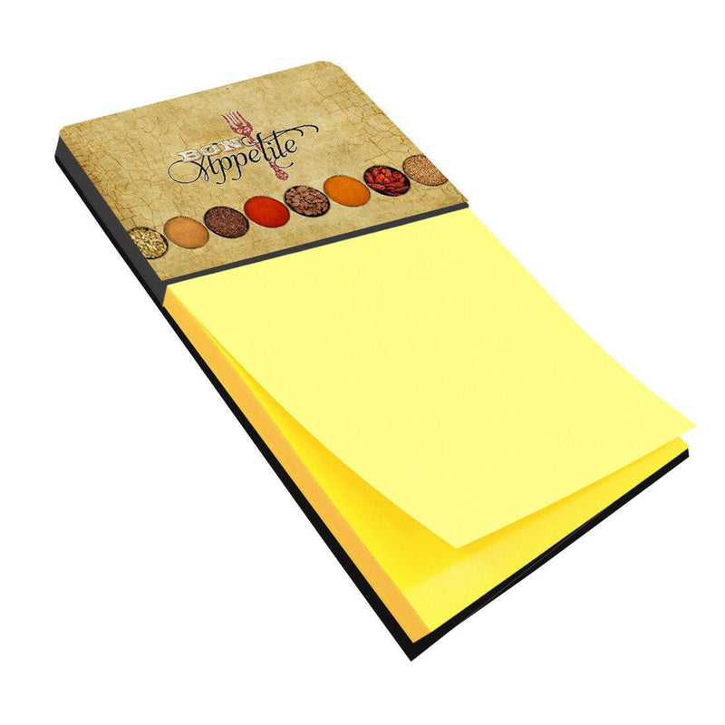 Bon Appetite and Spices Refiillable Sticky Note Holder or Note Dispenser SB3089SN- Refiilable Desk Accessory Note Pad