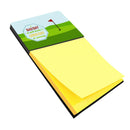 A Bad Day at Golf Refiillable Sticky Note Holder or Note Dispenser SB3091SN- Refiilable Desk Accessory Note Pad