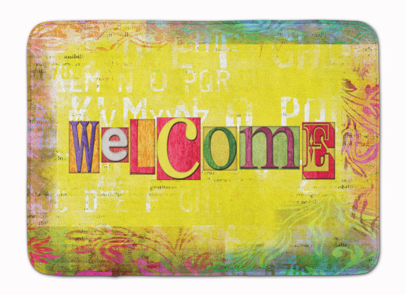 Artsy Welcome Machine Washable Memory Foam Mat SB3097RUG