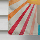 Orange Popsicle House Flag 28x40 Porch Sleeve Pole Decorative Outside Yard Banner Artwork Wall Hanging, Polyester