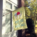 Keep calm and eat snow cones House Flag 28x40 Porch Sleeve Pole Decorative Outside Yard Banner Artwork Wall Hanging, Polyester