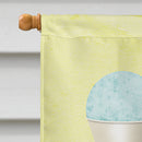 Keep calm and eat snow cones House Flag 28x40 Porch Sleeve Pole Decorative Outside Yard Banner Artwork Wall Hanging, Polyester