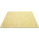 Cream Beige 12x12 Uniform Square Glossy Glass Mosaic Tile (20 pack, 20 sq ft/case)