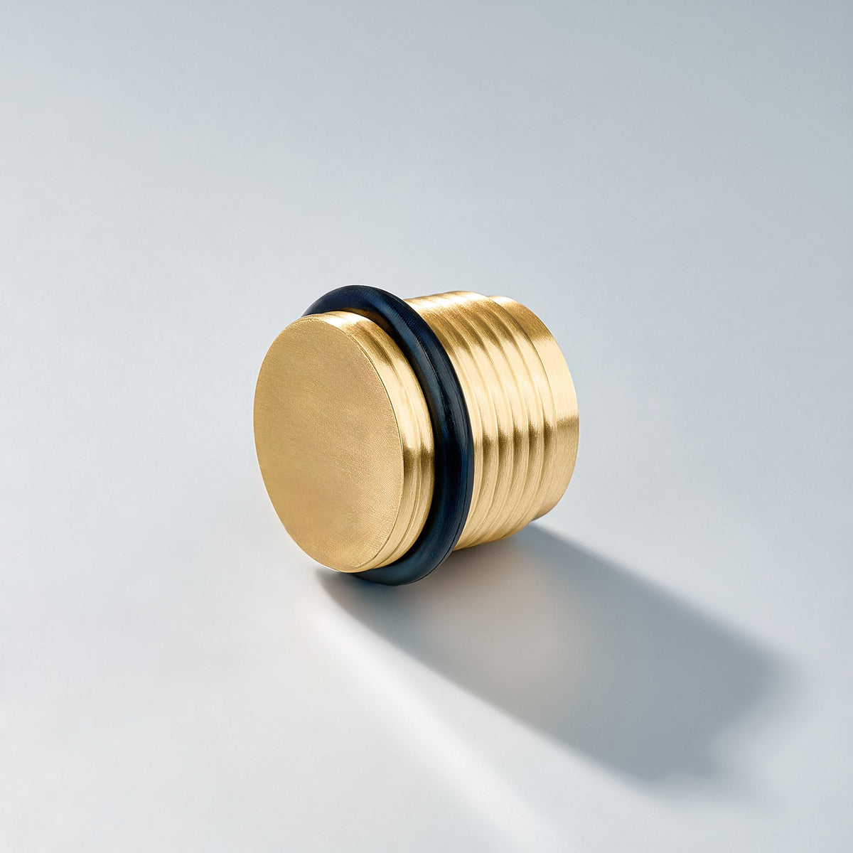 Bastion - Knurled Ring Solid Brass Door Stops, photo 7 of 11