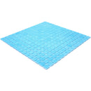 Aqua Blue 12x12 Glossy Uniform Square Glass Mosaic Tile (20 pack, 20 sq ft/case)