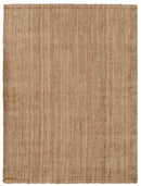 Ambel Chocolate Brown Camel Jute Area Rug
