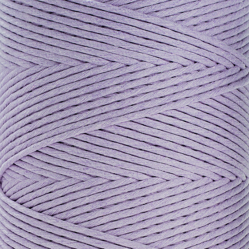 SOFT COTTON CORD ZERO WASTE 4mm - 1 SINGLE STRAND - LILY
