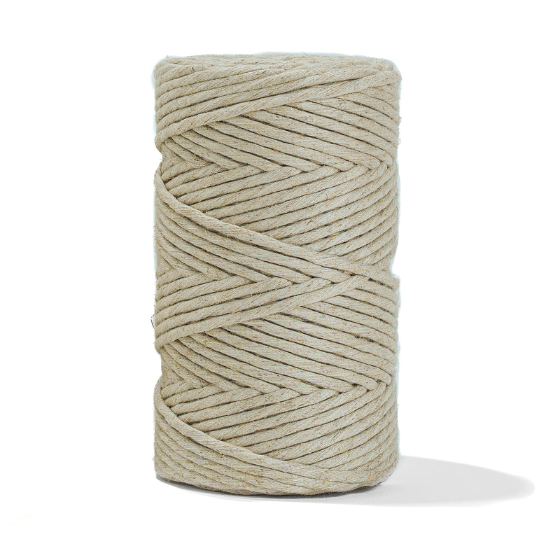 Soft Linen Cord Zero Waste 4mm Single Strand