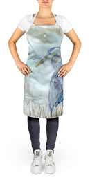Blue Heron Watercolor Apron – Artist-Designed Kitchen, BBQ & Craft Apron SC2007APRON