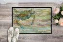 Blue Crab Sunset Doormat - 18x27 Decorative Floor Mat – Indoor/Outdoor Rug with Artistic Flair SC2013MAT