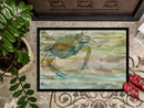 Blue Crab Sunset Doormat - 18x27 Decorative Floor Mat – Indoor/Outdoor Rug with Artistic Flair SC2013MAT