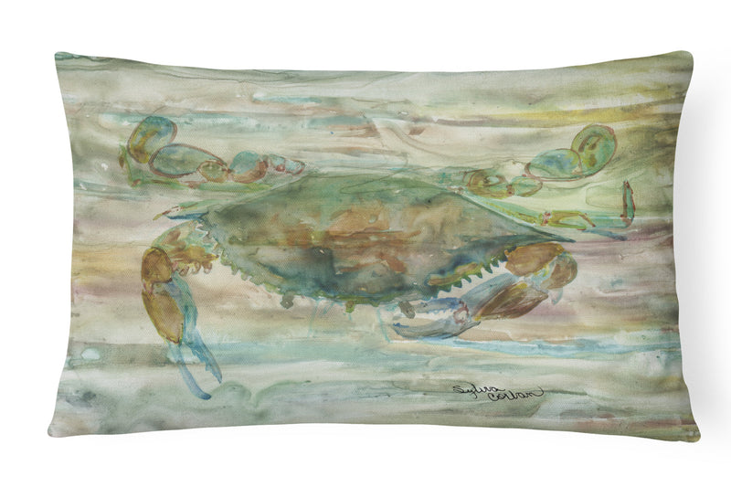 Crab a leg up Sunset Canvas Fabric Decorative Pillow SC2015PW1216