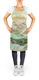 Alligator Sunset Apron – Artist-Designed Kitchen, BBQ & Craft Apron SC2016APRON