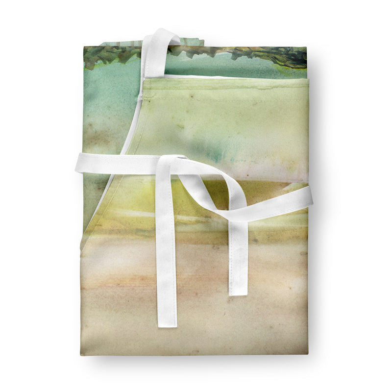 Alligator Sunset Apron – Artist-Designed Kitchen, BBQ & Craft Apron SC2016APRON