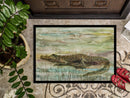 Alligator Sunset Doormat - 18x27 Decorative Floor Mat – Indoor/Outdoor Rug with Artistic Flair SC2016MAT