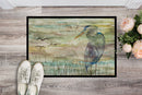 Blue Heron Sunset Doormat - 18x27 Decorative Floor Mat – Indoor/Outdoor Rug with Artistic Flair SC2019MAT