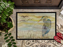 Blue Heron Yellow Sky Doormat - 18x27 Decorative Floor Mat – Indoor/Outdoor Rug with Artistic Flair SC2020MAT