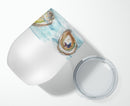 Oysters Stainless Steel 12 oz Stemless Wine Glass