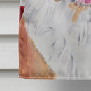 USA American Flag with Saint Bernard House Flag 28x40 Porch Sleeve Pole Decorative Outside Yard Banner Artwork Wall Hanging, Polyester