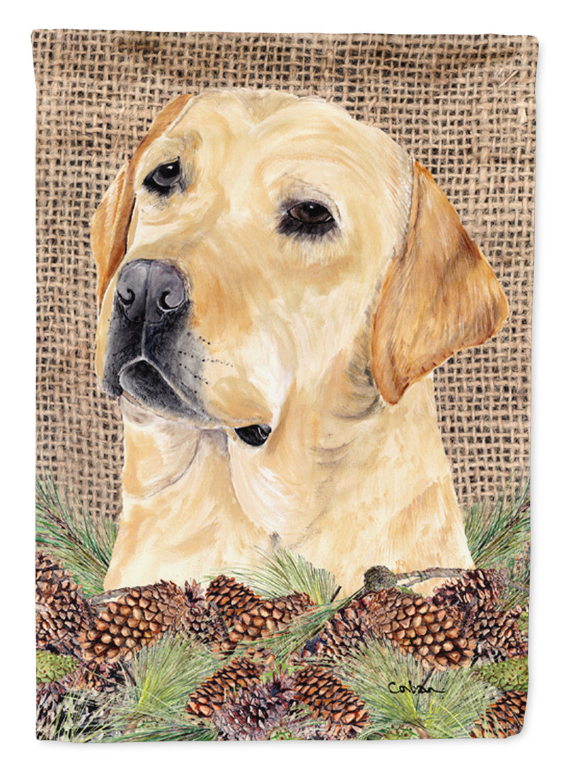 Labrador Flag Canvas House Size