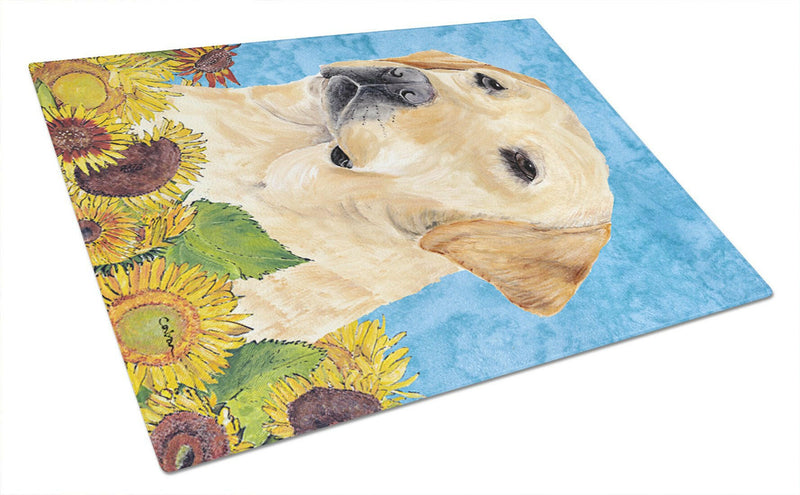 Labrador Glass Cutting Board Large