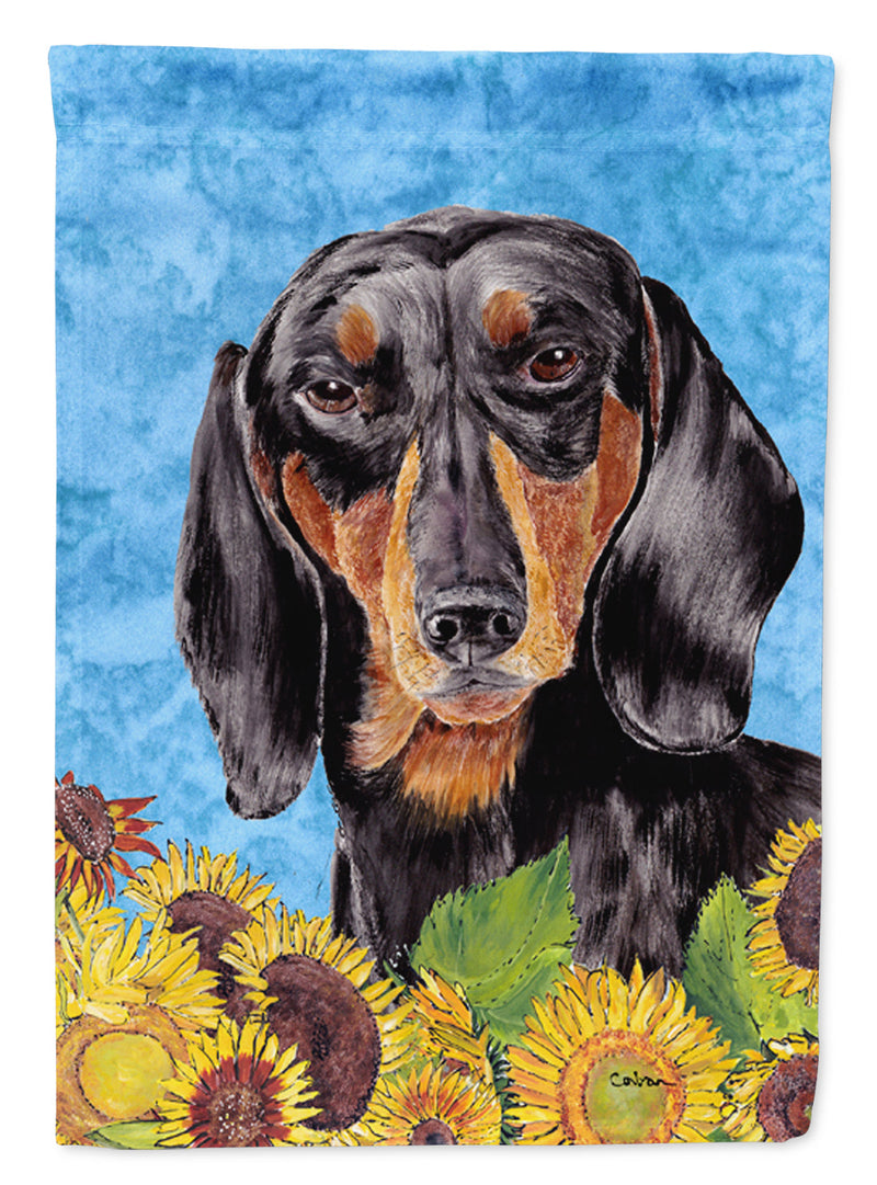 Dachshund Flag Canvas House Size