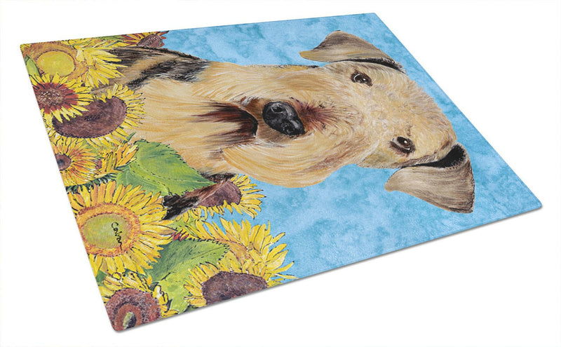 Airedale Glass Cutting Boards – Durable, Decorative Kitchen Art Large