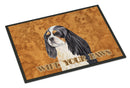 Cavalier Spaniel Wipe your Paws Doormat Indoor Outdoor 24H X 36W Front Door Mat Rugs for Entryway, Non Slip Washable Low Pile,