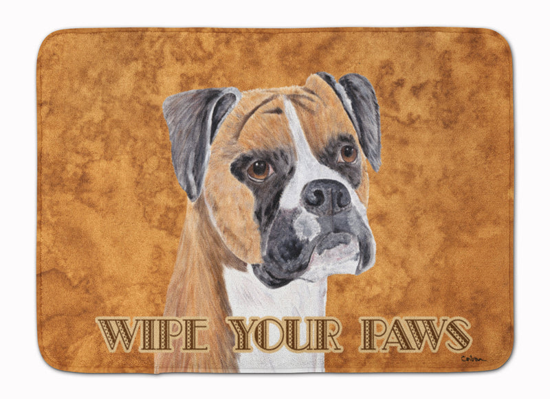 Boxer Wipe your Paws Machine Washable Memory Foam Mat SC9121RUG