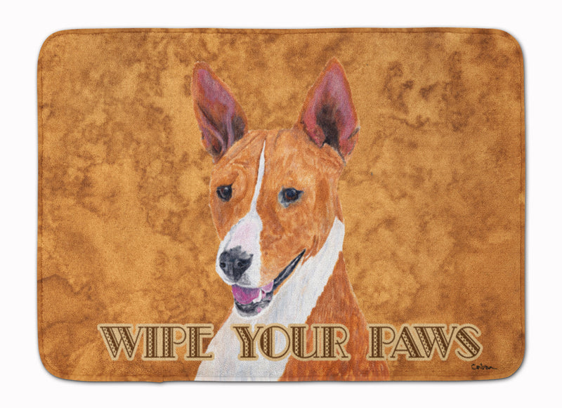 Basenji Wipe your Paws Machine Washable Memory Foam Mat SC9124RUG