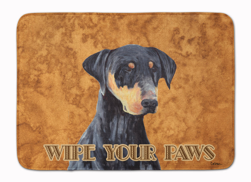 Doberman Wipe your Paws Machine Washable Memory Foam Mat SC9126RUG