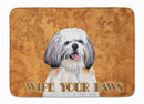 Shih Tzu Wipe your Paws Memory Foam Kitchen Mat Machine Washable Anti-Fatigue Cushion Comfort Bath or Kitchen Rug