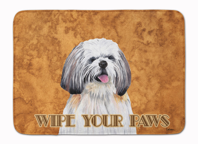 Shih Tzu Wipe your Paws Machine Washable Memory Foam Mat SC9128RUG