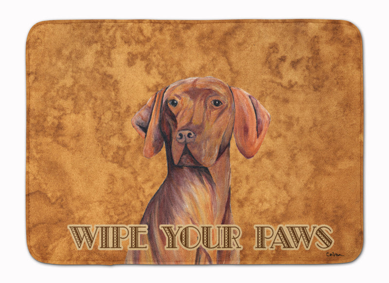 Vizsla Wipe your Paws Machine Washable Memory Foam Mat SC9132RUG